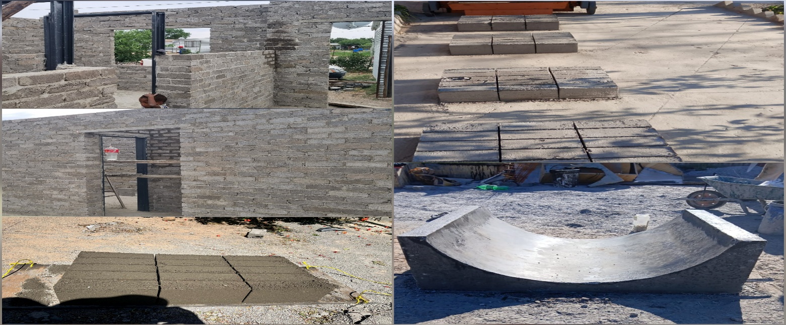 JCA manufactured bricks, blocks and water channels